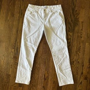 Liz Claiborne Boyfriend White Jeans